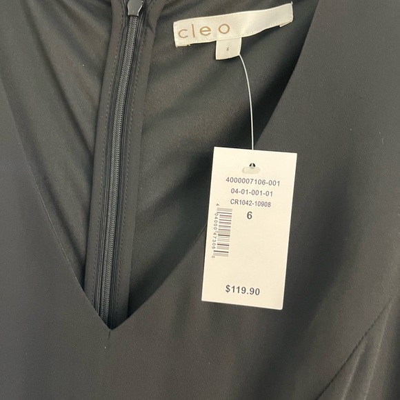 Two jumpsuits same style, light pink and black tags attached from Cleo. - Picture 6 of 6